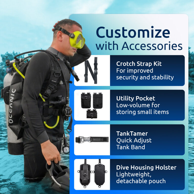 Oceanic Photon Air Men's BCD | Lightweight Travel BCD