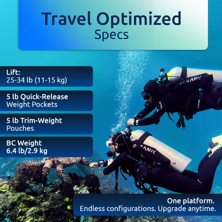 Oceanic Photon Air Men's BCD | Lightweight Travel BCD