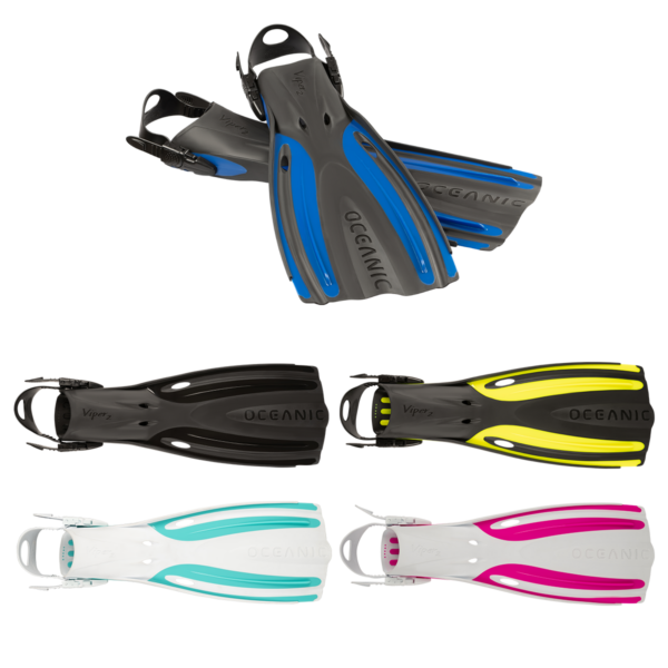 Oceanic Viper 2 Open Heel Fins for Scuba Diving