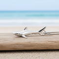 Grey Reef Shark Pendant – Realistic Sealife Collection - Sterling Silver