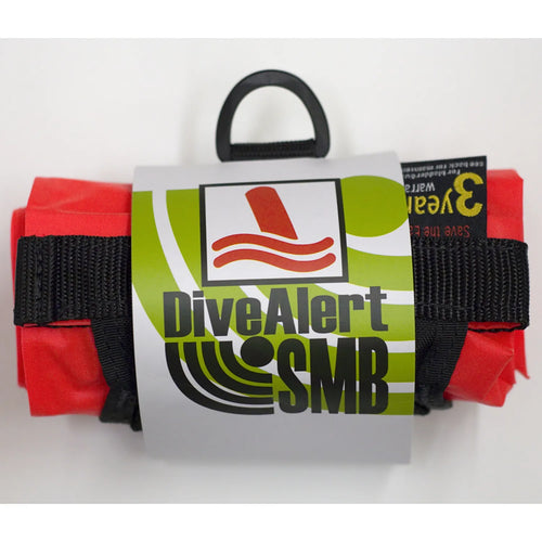Dive Alert DMB4P Surface Marker Buoy – 45" Closed-Circuit SMB, Plastic Inflator Valve