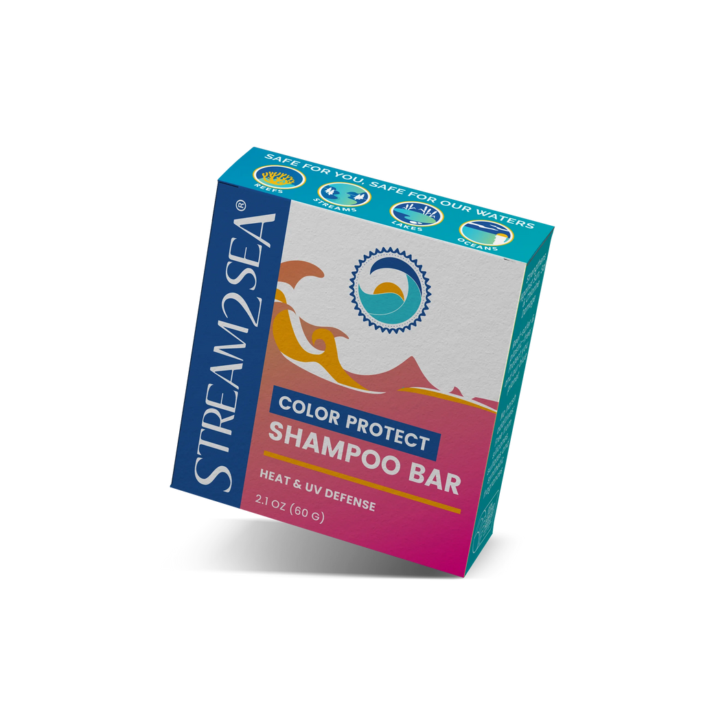 Stream2Sea Color Protect Shampoo Bar – For Color-Treated & Curly Hair